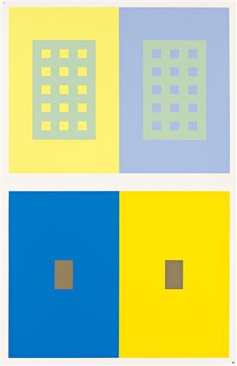 JOSEF ALBERS (1888 - 1976, AMERICAN/GERMAN) Interaction of Color.